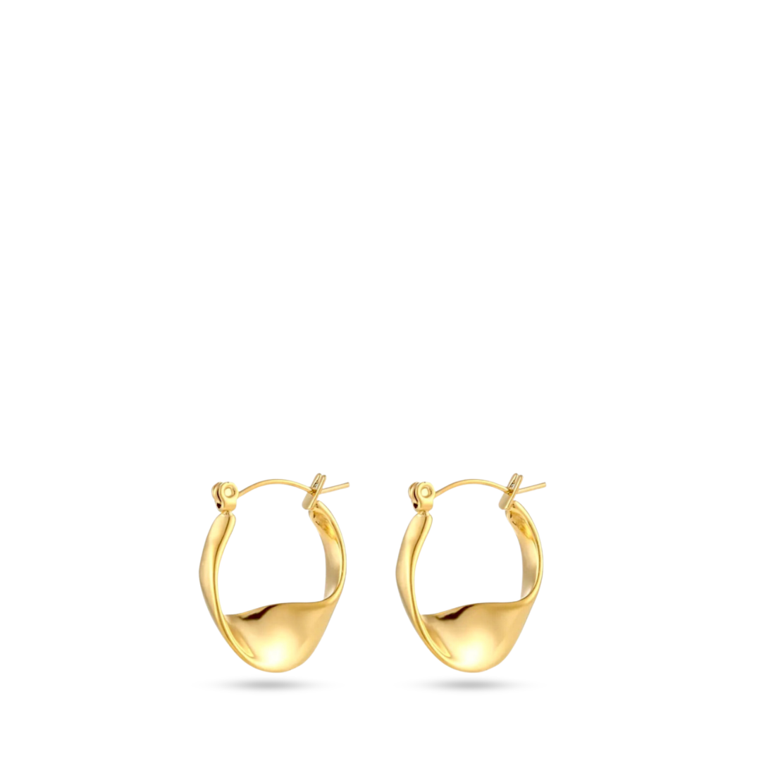 Mini Femi Hoops | 18k Gold Plated